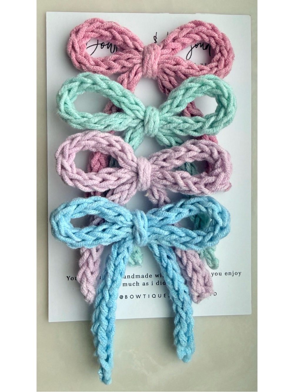 Little Miss Pastel Bow Set